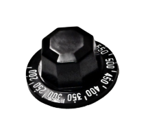 200°-550°F Black Replacement Dial For D1 Model Thermostats