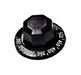 200°-550°F Black Replacement Dial For D1 Model Thermostats