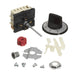 Model IC-8BM: Robertshaw® 5500-208M Residential 208 VAC Universal Infinite Switch Kit, Non-PTT - With Black Dial