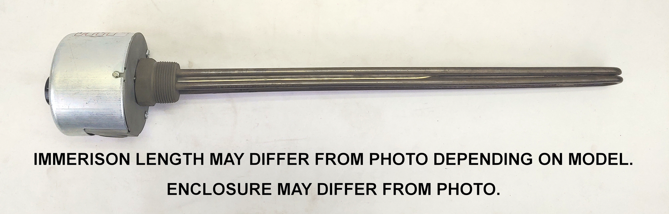 ESQ2-1511: Steel Element, 1.5KW @ 120V AC, 1-Phase 1-1/4" NPT Steel Screw Plug Immersion Heater With NEMA 1 General Purpose Enclosure and Adjustable Thermostat (60°-250°F), 18" Immersion Length