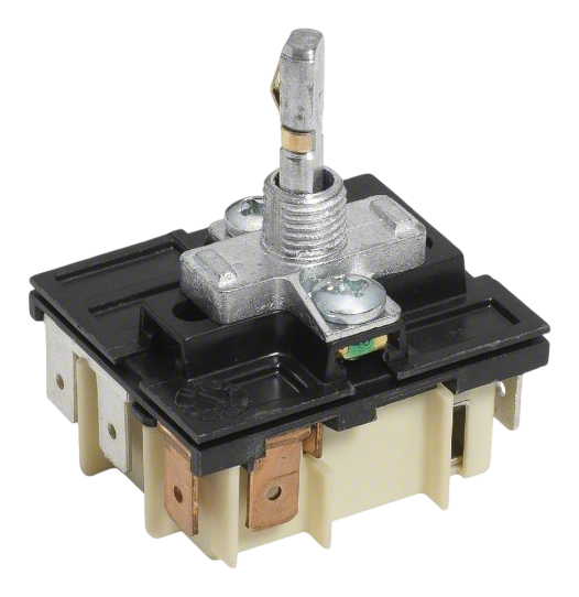 Robertshaw® 5500-303M / MPA-V135-1-UNM Infinite Switch, 120VAC/15A, 32-257°F (0-125°C), 1" Long Shaft, Non-PTT side 1