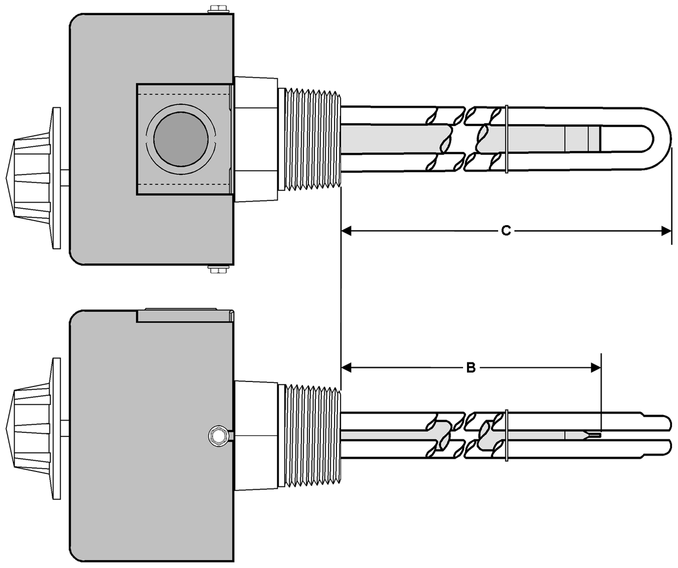 1-1/4" NPT Screw Plug Immersion Heaters