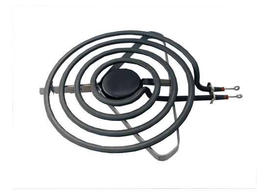 Model SP-21MA:  Supco/Whirlpool SP21MA Witha Standard Wire Loop Terminals Replacement 8" Surface Element For Ranges/Ovens, 2,100W / 1,575W @ 240V / 208V