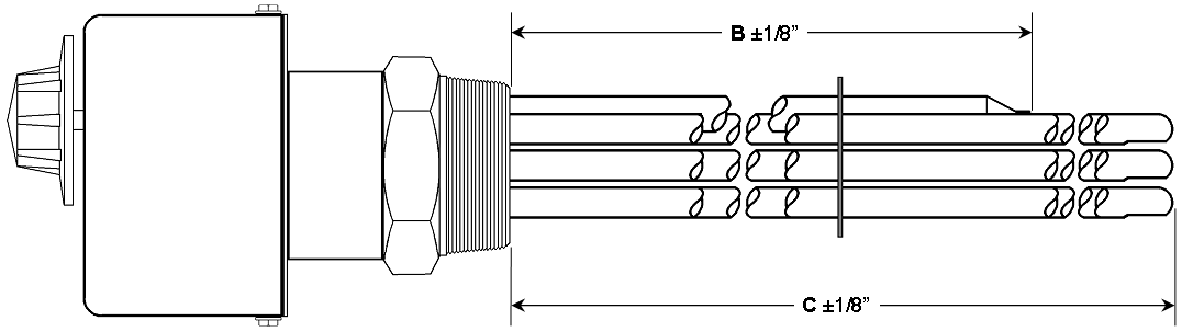 Ssn Length EA-3043-SSN Model: 3000W @ 240V, 3-Phase 9