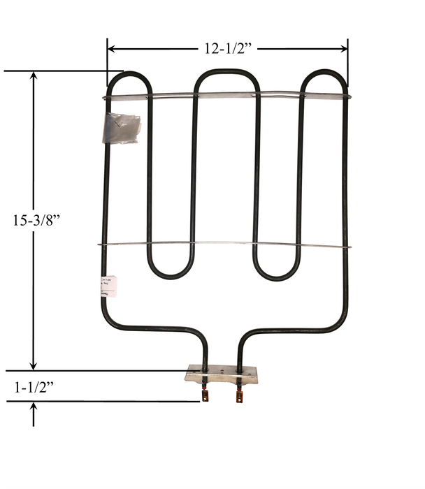 Model TC-593: Kenmore 39127 Equivalent Range/Oven Broil Replacement Element, 3,600W @ 240V