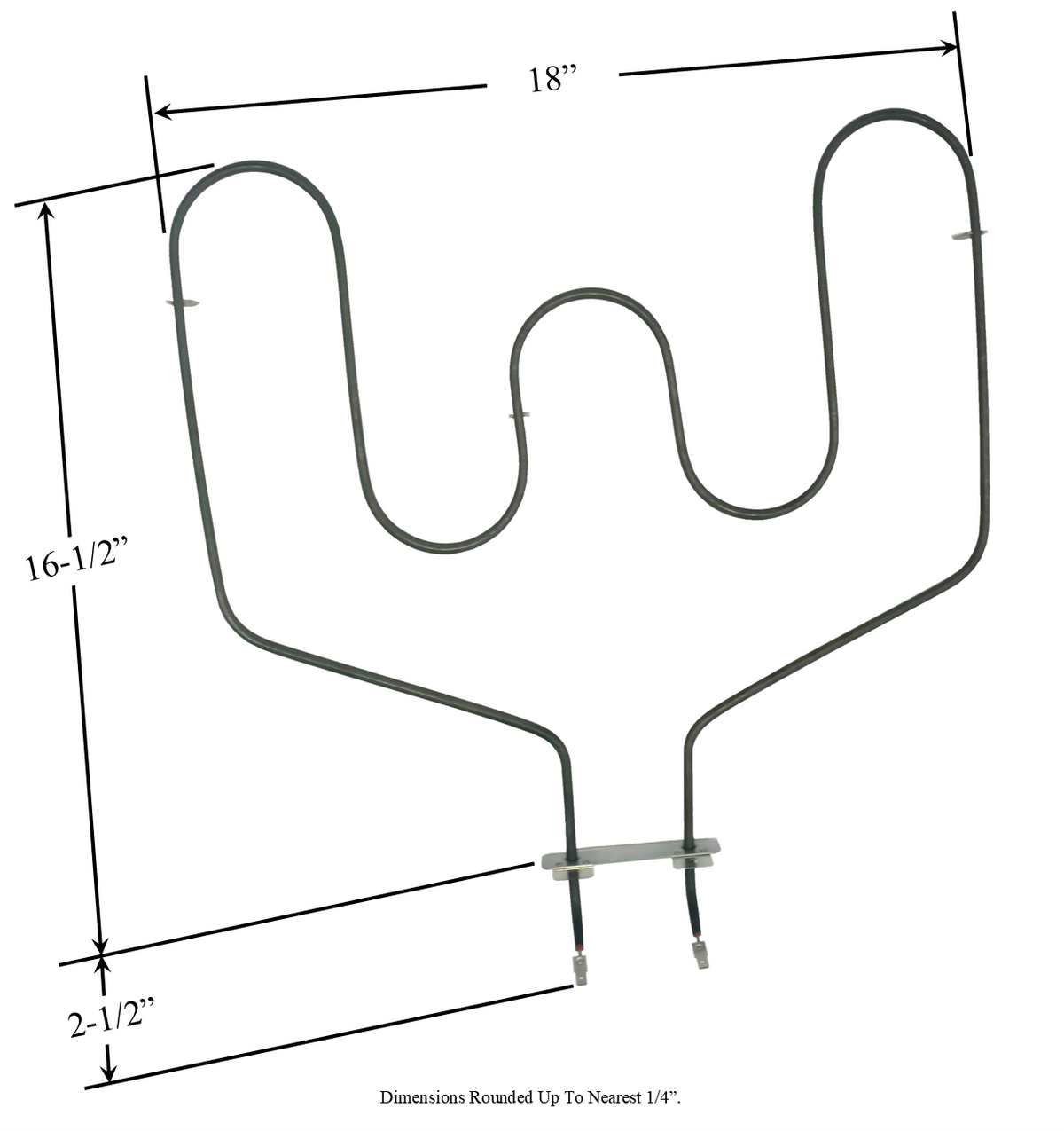 GE WB44T10011 Range/Oven Bake Replacement Element, 3,410W 240V