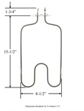 Model TC-44X196: GE WB44X196 Range/Oven Bake Replacement Element, 2,100 W @ 250 V