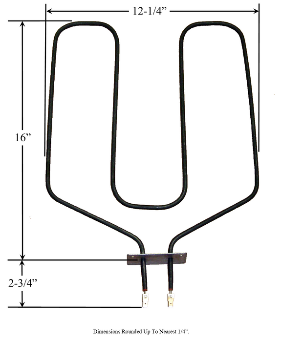 Model TC-44X10015: GE WB44X10015 Equivalent Range/Oven Broil Replacement Element, 2,565/3,410W @ 208/240V