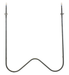 TC-5851: Whirlpool WB44X238, 4336509 Equivalent Range/Oven Bake Replacement Element Top View
