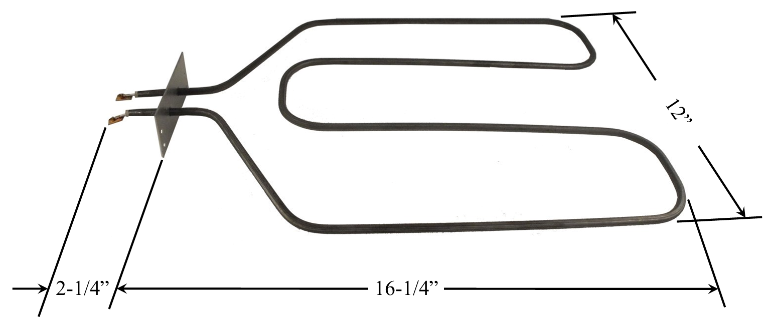 Model TC-44X5074: GE WB44X5074 Equivalent Range/Oven Bake Replacement Element, 3,410 W @ 250 V