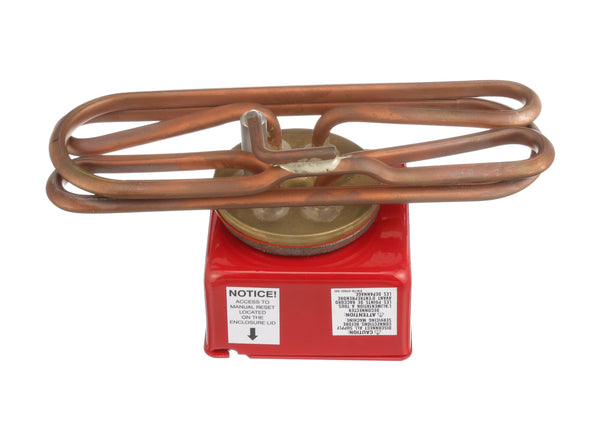 Eagle / Metal Masters 305436 Equivalent Immersion Heater: 4,000W @ 208 VAC, Single-phase, with Thermal Cutout