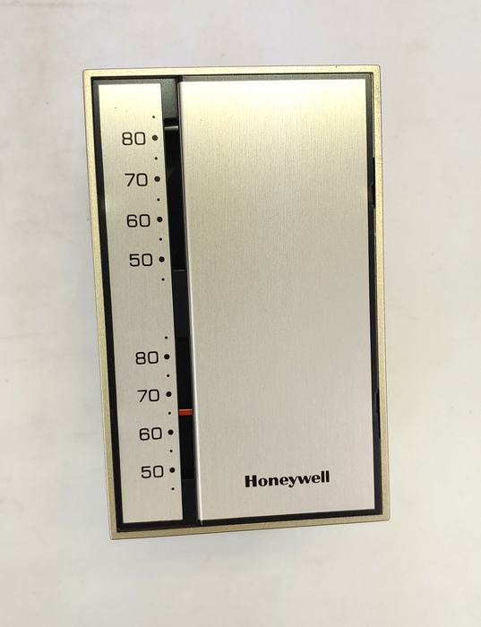 Honeywell T6051A1008 Heavy-Duty Heat & Cool Line-Voltage Wall-Mounted Room Thermostat, 50°-80°F, 120/240/277VAC