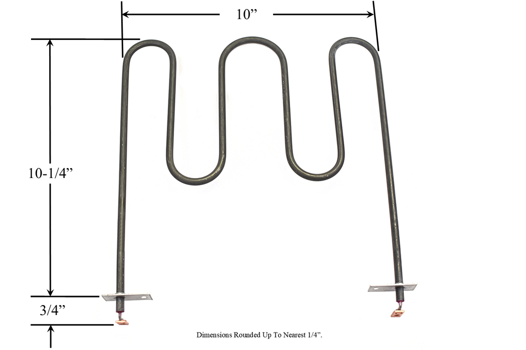 Model TC-1042: Tappan 220T008P02 Range/Oven Broil Replacement Element, 1,650W @ 120V