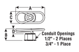 UCH-1011: 1,000 W @ 120 VAC, Single-phase, Copper Urn Heater (No Cutout)