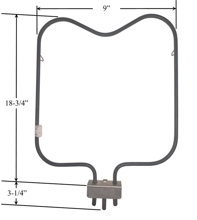 Model TC-577: Whirlpool ROP-N Range/Oven Bake Replacement Element, 2,300W @ 250V